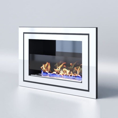 Биокамин "Русский огонь" Стенли 650V встраиваемый с защитным и декоративным стеклом