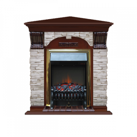 Арочный Мисхор угловой (красное дерево)+Fobos Brass