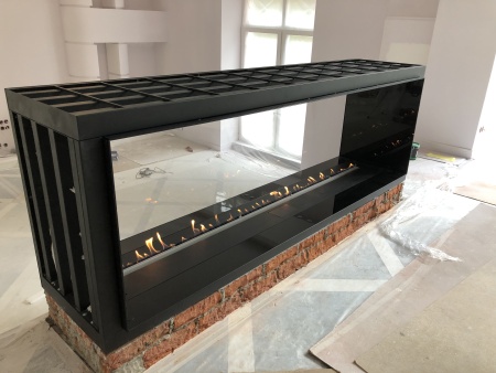 Встраиваемый сквозной очаг 1400 SappFire по цене 62 950 руб.