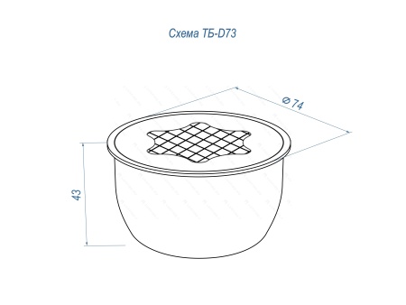 Топливный блок LUX FIRE D73 XS по цене 2 000 руб.