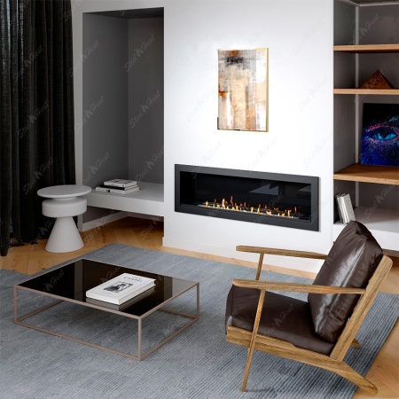 Биокамин SteelHeat ONE 1700 стекло + стемалит по цене 76 000 руб.