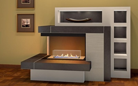 Встраиваемый биокамин Spartherm ebios-fire 2L чёрный по цене 262 600 руб.