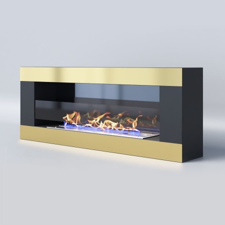 Биокамин "Русский огонь" Голд 1200N настенный с защитным стеклом по цене 44 250 руб.