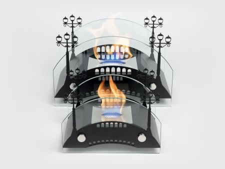 Настольный биокамин Lux Fire "Пушкинский мост" M Чёрный по цене 19 602 руб.
