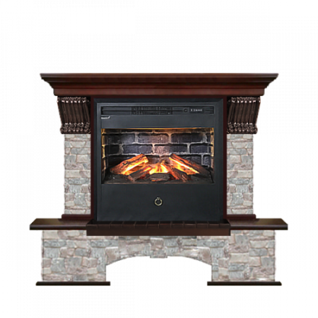 Бостон грот цветной (красное дерево)+Samba 3D