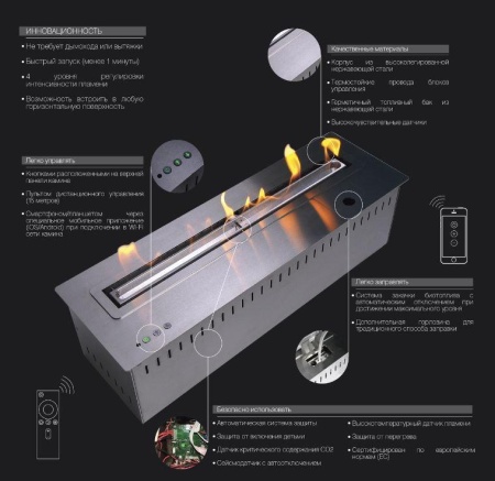 Биокамин Airtone-Andalle 2100 по цене 574 000 руб.