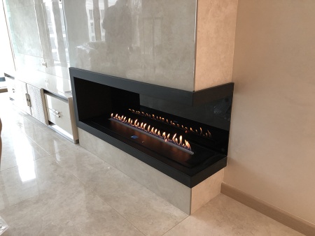 Встраиваемый угловой очаг 1200 SappFire по цене 46 850 руб.