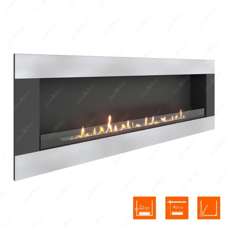 Биокамин SteelHeat GRAND-H 1800 стекло по цене 71 800 руб.