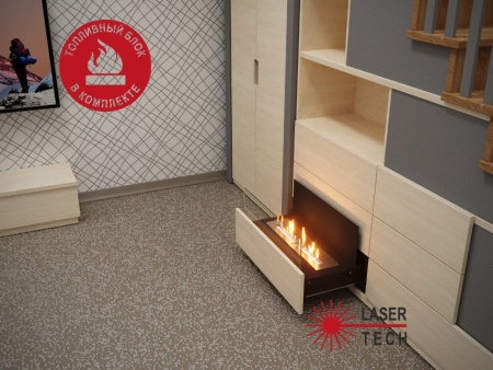 Выдвижной биокамин Good Fire Фаер Бокс 670 по цене 52 830 руб.