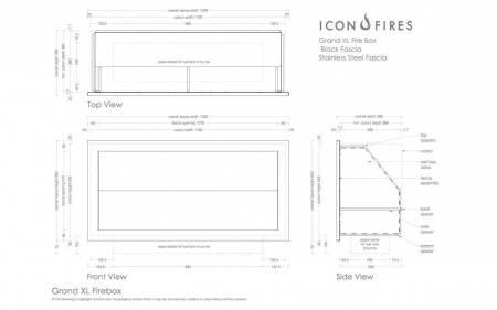 Встраиваемый биокамин GRAND XL FIREBOX Black Встраиваемый биокамин GRAND XL FIREBOX Black по цене 357 900 руб.